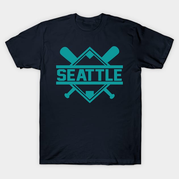 Seattle Diamond T-Shirt by CasualGraphic